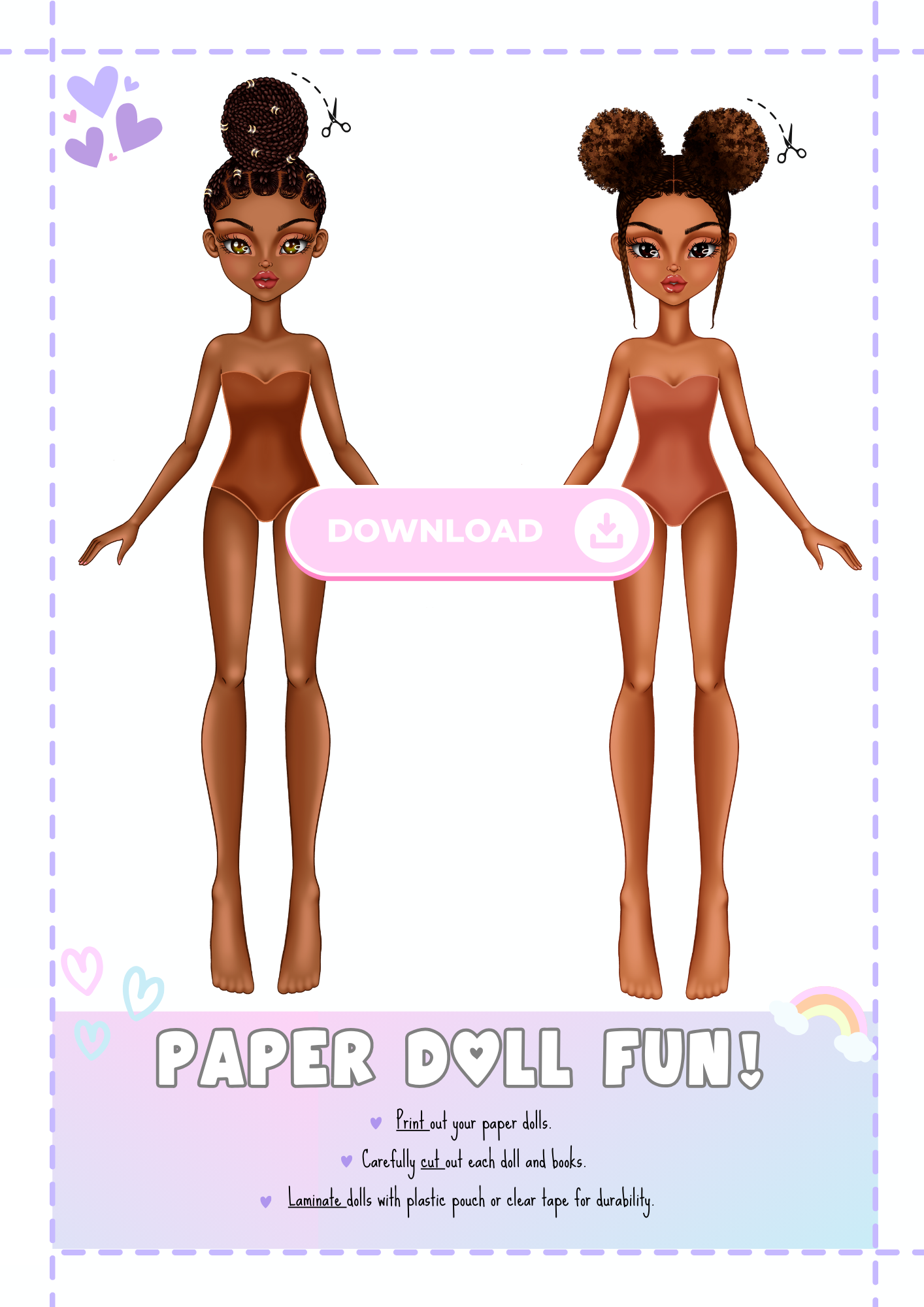 Fashion Paper dolls